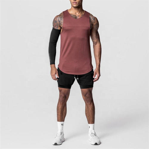 Men's Workout Tank Tops Sleeveless Manufacturers 丨 Custom Gym Vest Bodybuilding Fitness Muscle Tank Tops factory