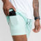 Custom Logo Men Sport Shorts With Pocket Manufacturers 丨 2 In 1 Quick Dry Lightweight Shorts With Pockets factory