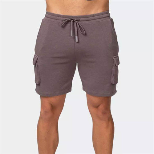 Jogger Pocket Athletic Sweat Shorts Manufacturers 丨 100% Cotton Casual Sports Running Athletic  factory