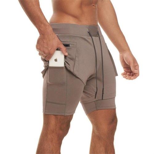 Running Workout Gym Shorts Manufacturers 丨2 in 1 Mens Shorts Casual Athletic  factory