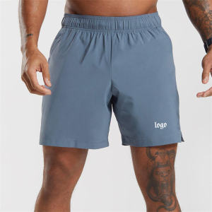 Fabricantes de pantalones cortos deportivos con bolsillos con cremallera 丨Fábrica de pantalones cortos deportivos de 5 pulgadas para gimnasio y entrenamiento
