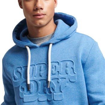 Oversized Embossed Men's Hoodies Manufacturer | Custom Logo Streetwear Cotton French Terry Hoodies Supplier