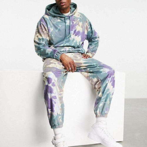 tie dye men's Hoodie Manufacturer | streetwear multi coloured printed Hoodies Supplier