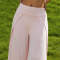 Custom Sports Wide Leg Pants Manufacturer | Athletic Compression Comfy Split Flowy Pants factory