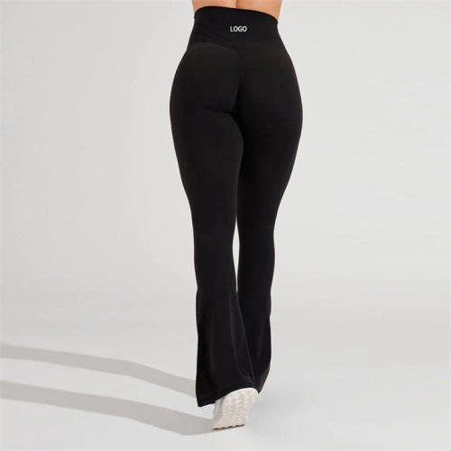 Flare Workout Leggings Manufacturer | Athletic Full Length High Waisted Yoga Pants factory