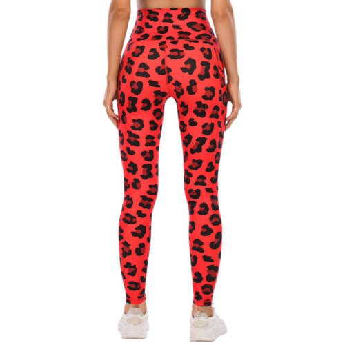 leopard print yoga pants gym leggings Manufacturer | Athletic Ladies High Waisted Yoga Pants factory