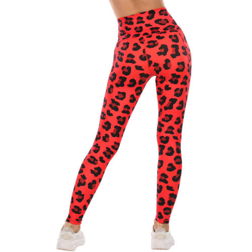 leopard print yoga pants gym leggings Manufacturer | Athletic Ladies High Waisted Yoga Pants factory