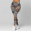 Floral Printed Yoga Pants Manufacturer | Scrunch Butt V Waist Fitness Leggings factory