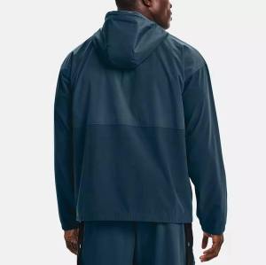 custom logo Sports Running Jacket Manufacturer | Custom Logo Design Streetwear Windbreaker Supplier