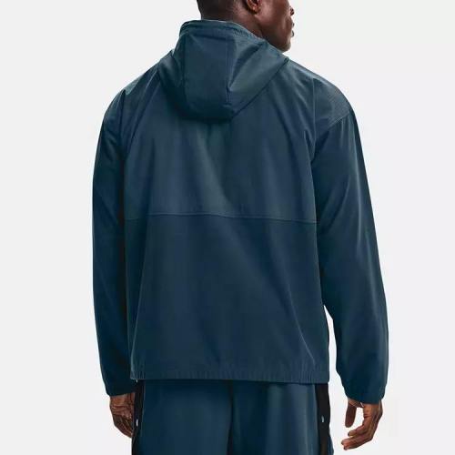 custom logo Sports Running Jacket Manufacturer | Custom Logo Design Streetwear Windbreaker Supplier