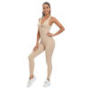 Workout Gym Yoga backless Jumpsuit Manufacturer |  Sleeveless Fitness One Piece Exercise Jumpsuits Factory