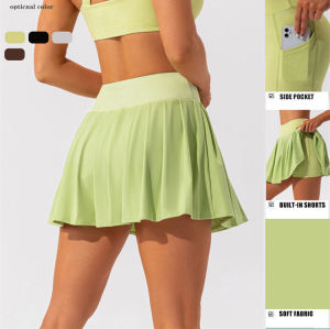High Waisted Athletic Golf Skorts Skirts Manufacturer | Running Casual Pleated Tennis Skirt  Factory
