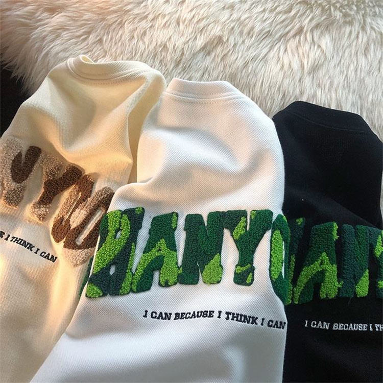 chenille embroidery t shirt