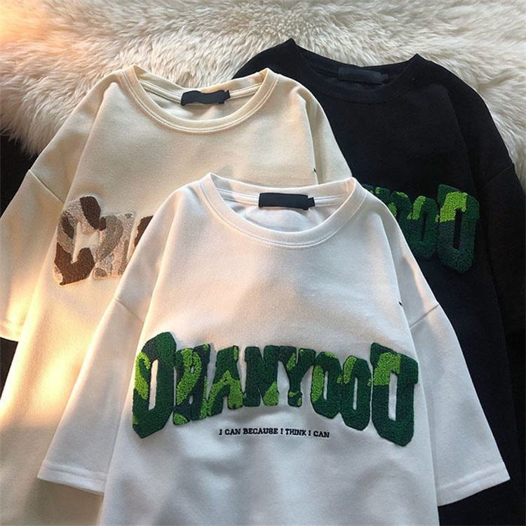chenille embroidery t shirt