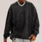 100% cotton acid washed Sweatshirt Manufacturer | Cotton oversized unisex streetwear men's sweatshirts