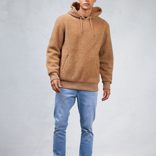 Mens Sherpa Fleece Hoodies Manufacturer | Cotton Clothing Men Cotton Sherpa Hoodies Manufacturer