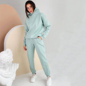 plus size women hoodies and jogger set women tracksuit Manufacturer | Custom women two piece tracksuit sweatsuit set Supplier