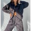 2 piece oversize tracksuit Supplier | Custom custom logo comfy blank sweatsuit set women Supplier