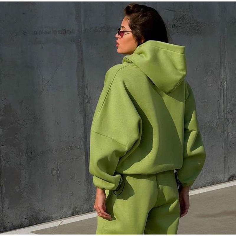 fleece two pieces tracksuit manufacturer style 2