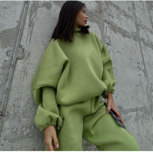 custom fleece two pieces tracksuit Supplier | Custom Wholesale oversize hoodies set tracksuit Supplier