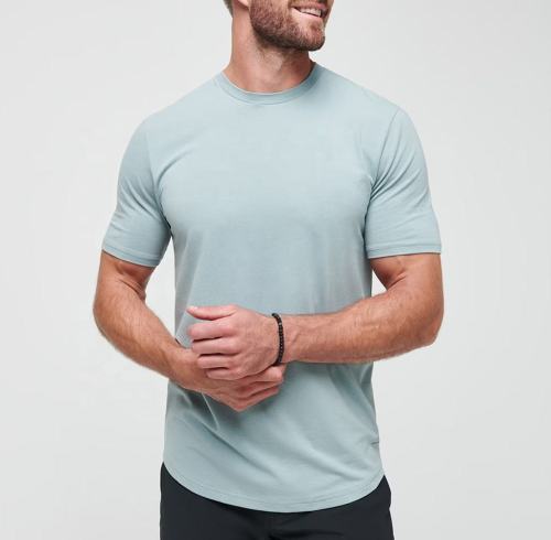 Fabricants de t-shirts de fitness en coton Pima 180 g/m² | Fabricants de t-shirts personnalisés, slim fit, manches courtes, écologiques, unis et vierges