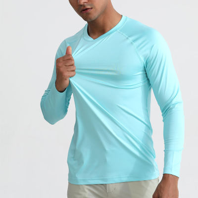 Gym t-shirt long sleeve t shirt Manufacturers  |  Custom Slim Fit Eco-friendly clothing Polyester/Spandex Workout T-Shirts Manufacturer