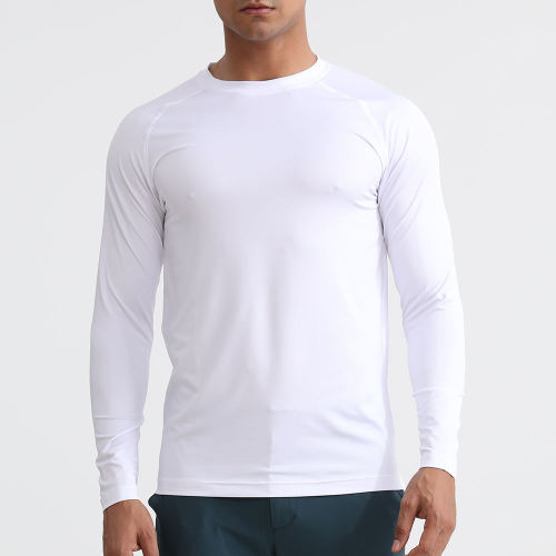 Gym t-shirt long sleeve t shirt Manufacturers  |  Custom Slim Fit Eco-friendly clothing Polyester/Spandex Workout T-Shirts Manufacturer