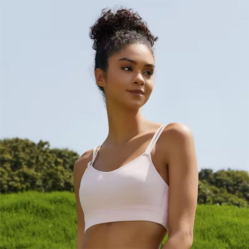 Custom Spaghetti Strap Yoga Sports Bra Manufacturer  | Sweat-Wicking Fitness OEM Activewear Fitness Fitness sports bra Manufacturer