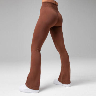 High Waisted Wide Leg Yoga Pants Manufacturer | Fashion Buttery Soft Bootcut Yoga Pants Lounge Leggings factory