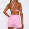 Nude Yoga Activewear Set Manufacturer | Custom Athletic Gym Workout Shorts Set Supplier