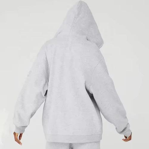 Loose Fit Blank Zip Up Hoodies Manufacturer | Custom Plus Size Loose Fit Blank Hoodies Factory