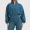1/4 zipper Sweatshirts Manufacturer | custom logo crop Turtleneck pullover sweatshirts Factory