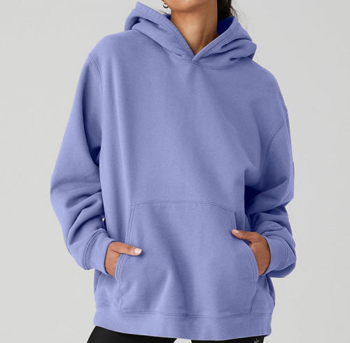 Fabricante de moletons oversize 100% algodão | Fábrica de moletons de lã macia sem cordão