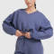 Women V Neck Cropped Tops Sweatshirt Manufacturer | Thick Pullover Oversize sweatshirts Factory