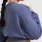 Women V Neck Cropped Tops Sweatshirt Manufacturer | Thick Pullover Oversize sweatshirts Factory