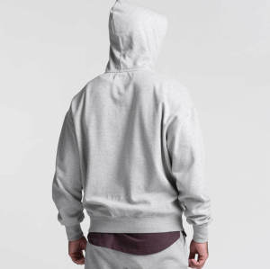 Drop shoulder Active men hoodies Manufacturer | pullover thick fleece cotton Hoodies factory
