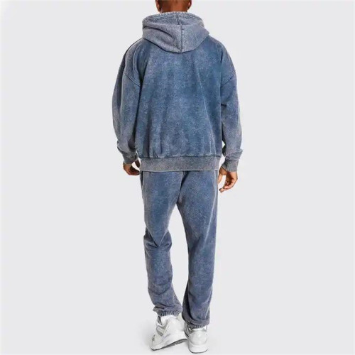 Fleece men acid wash Hoodie Manufacturer  | Plain cotton Men Wear wash sweatshirt supplier