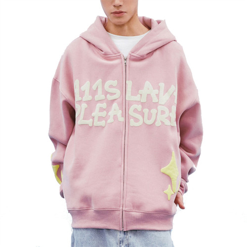 3D Puff Print Foam Hoodies Manufacturer | Custom 100% Cotton Oversized Hoodies supplier