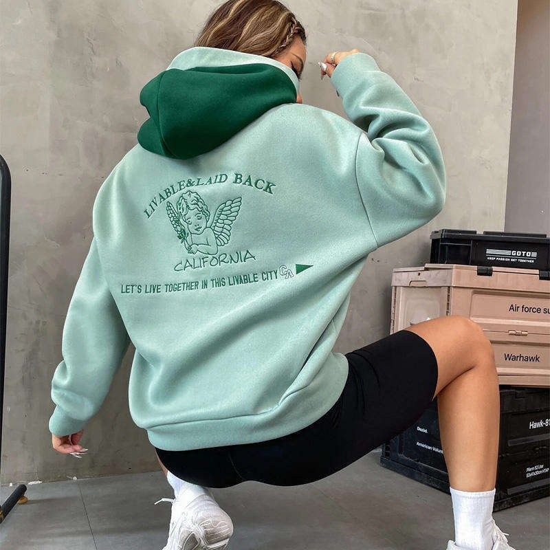  Custom Embroidery Logo Hoodie Manufacturer