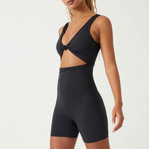 Custom summer romper women short bodysuit Manufacturer |  fitness wear playsuit jumpsuit