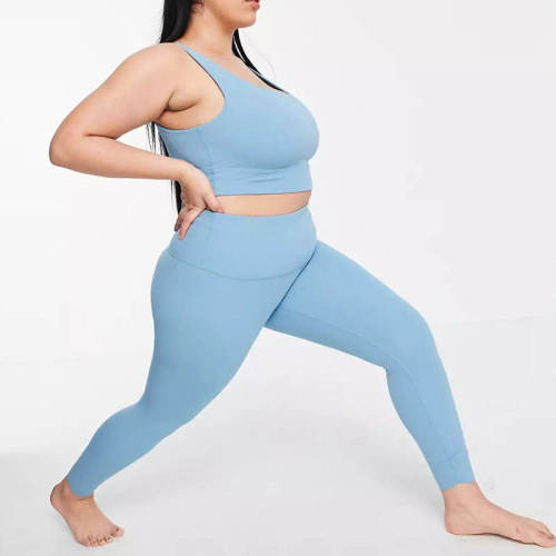 Custom workout plus size gym wear suit Manufacturer | Custom women two pieces yoga sets