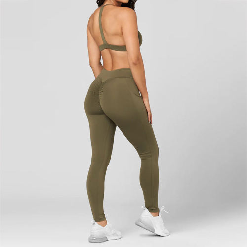 high waist tummy control leggings with pocket Manufacturer | fitness v-cut shape leggings suppliers