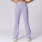 Custom Yoga Flare Pants Leggings Manufacturer |  Scrunched Butt Nylon Breathable Leggings suppliers