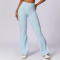 Custom Yoga Flare Pants Leggings Manufacturer |  Scrunched Butt Nylon Breathable Leggings suppliers