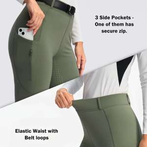 Custom Equestrian Breeches Leggings Manufacturer | Silicon Breathable Elastic Horse Riding Pants