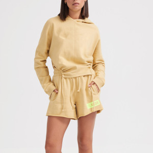 Custom fleece heavyweight women printed hoodie Manufacturer | Custom casual plain long sleeve hoodie