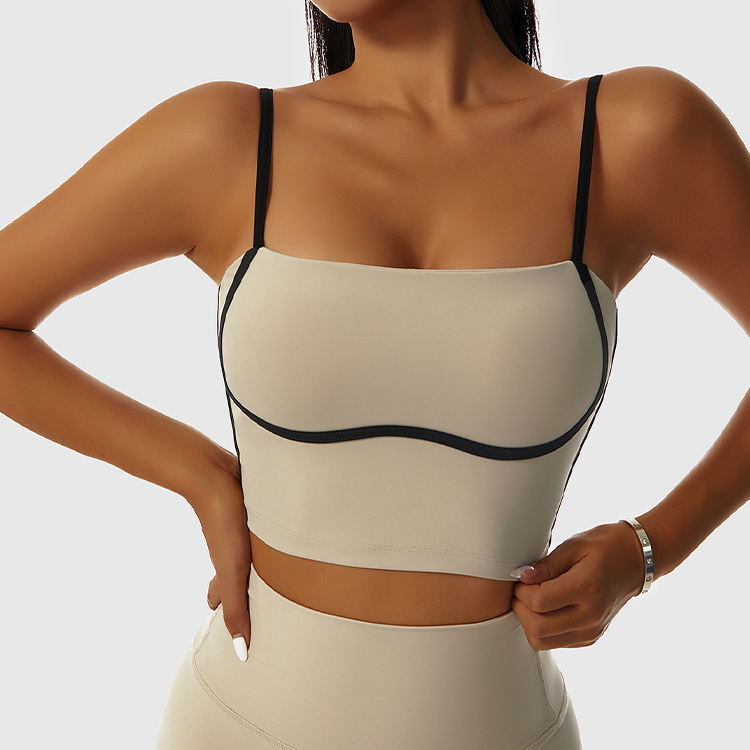 custom Contrast Color Sports Bra Manufacturer