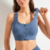 Zipper Adjustable Sports Bras Manufacturer  | Shockproof Fitness High Support Sports Bra supplier