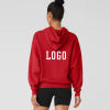 Custom Women Street Wear Thick Sports Hoodies Manufacturer | Cotton Print logo Fleece hoodie