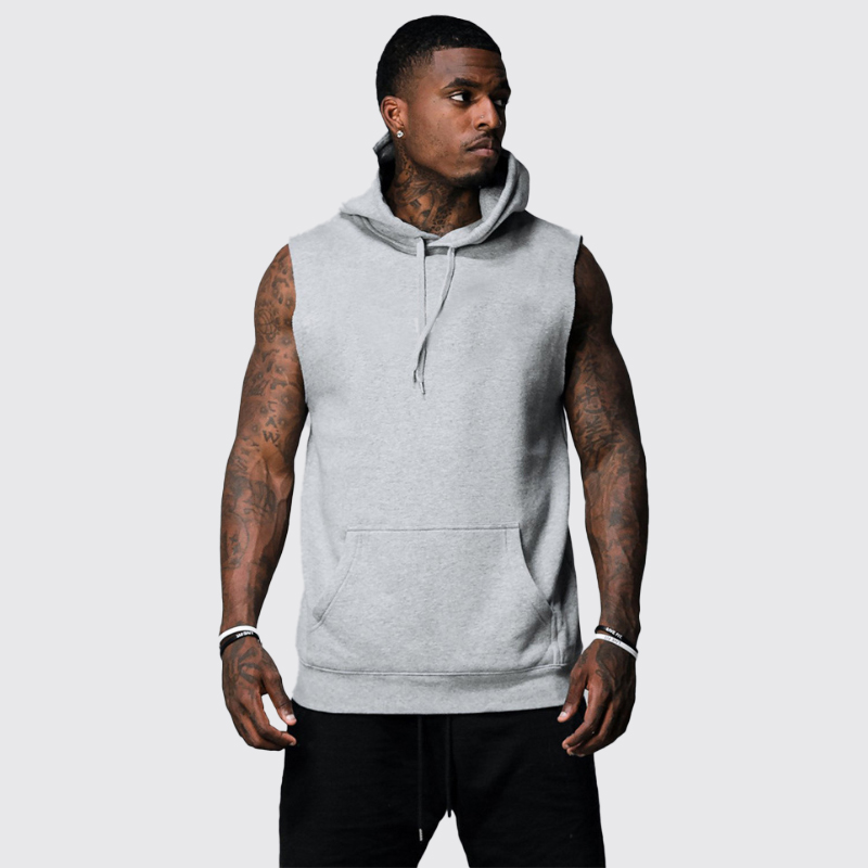 sleeveless hoodie